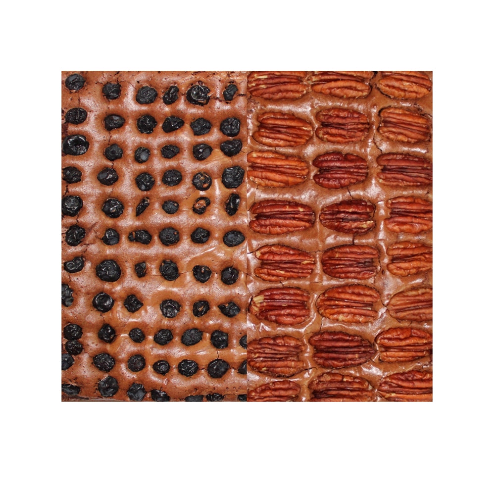 Assorted Chocolate Brownies Blueberries & Pecans Real Flavors-1