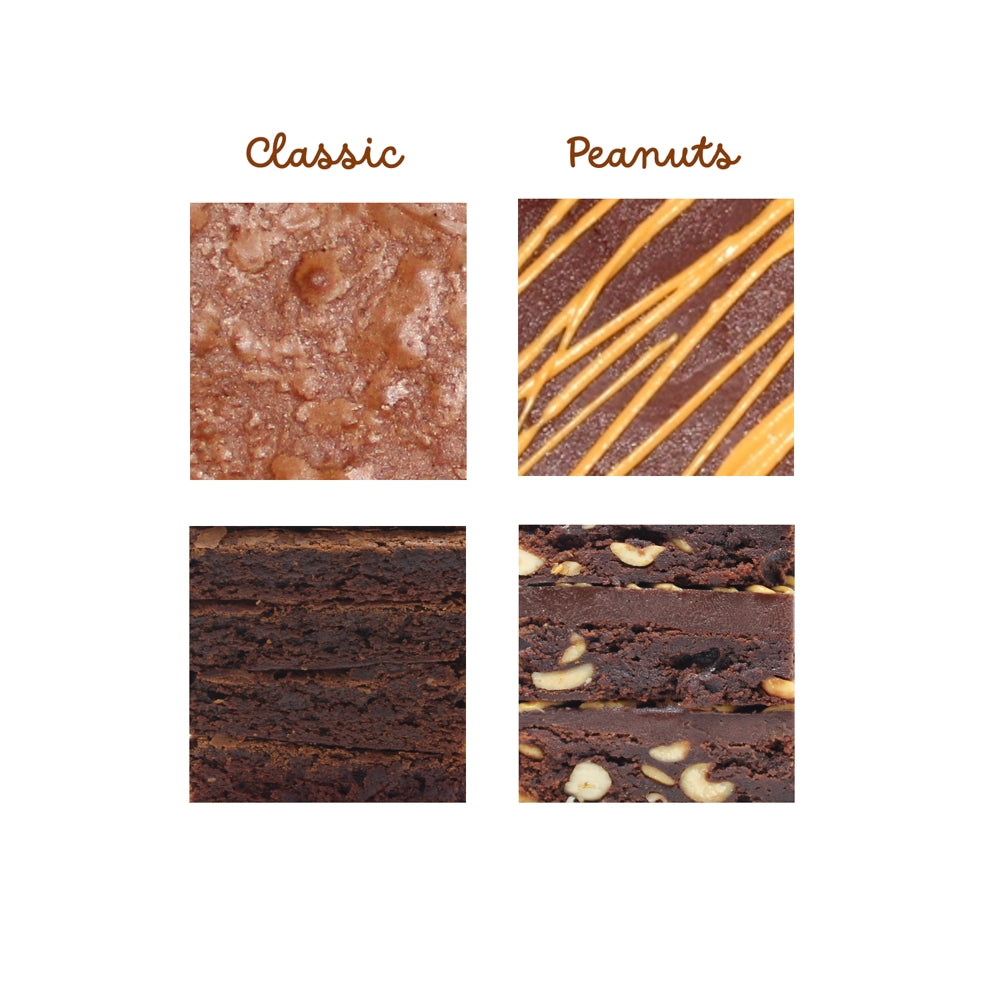 Assorted Chocolate Brownies Classic & Peanut Butter Swirl-2