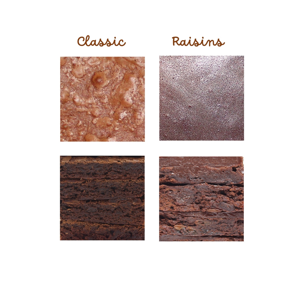 Assorted Chocolate Brownies Classic & Raisins: Sweet and Simple-2