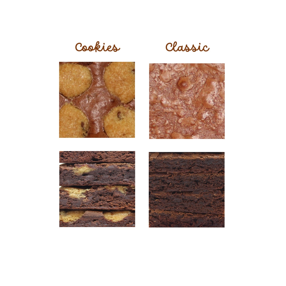 Assorted Chocolate Brownies Classic & Cookies Home Baked Joy-2