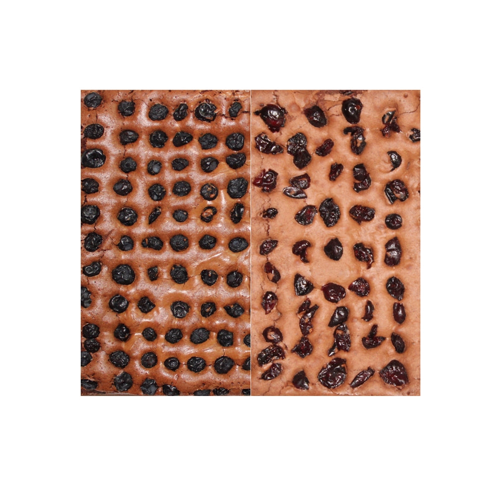 Assorted Chocolate Brownies Cranberries and Blueberries Delight-1