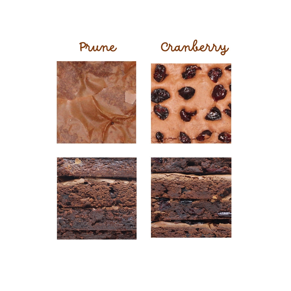 Assorted Chocolate Brownies Cranberries & Prunes Natural Treats-2