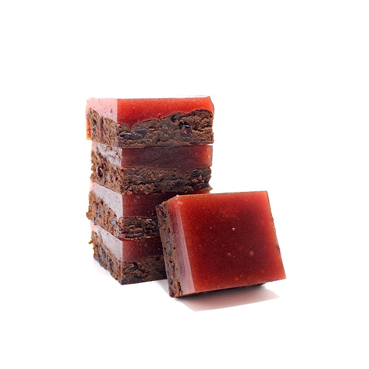 Brownie with cranberry marmalade_1