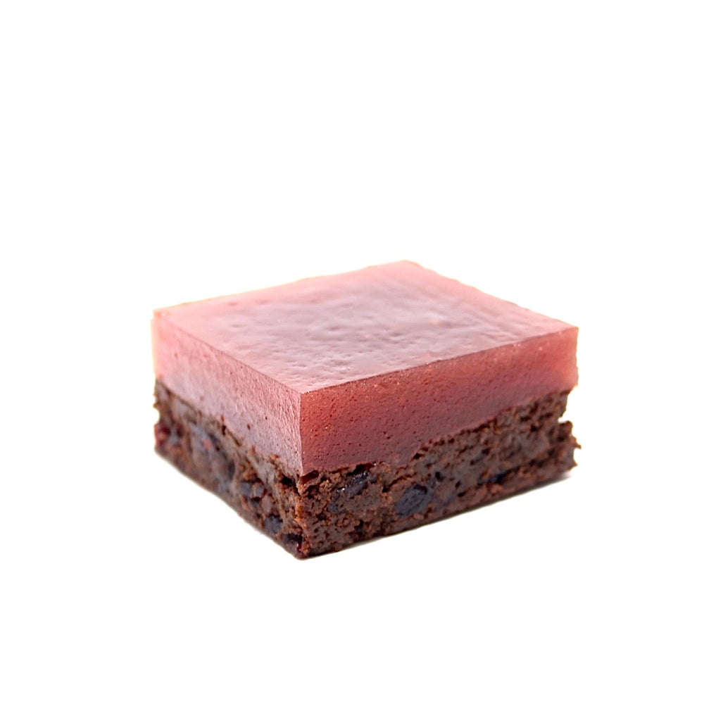Brownie with cranberry marmalade_2