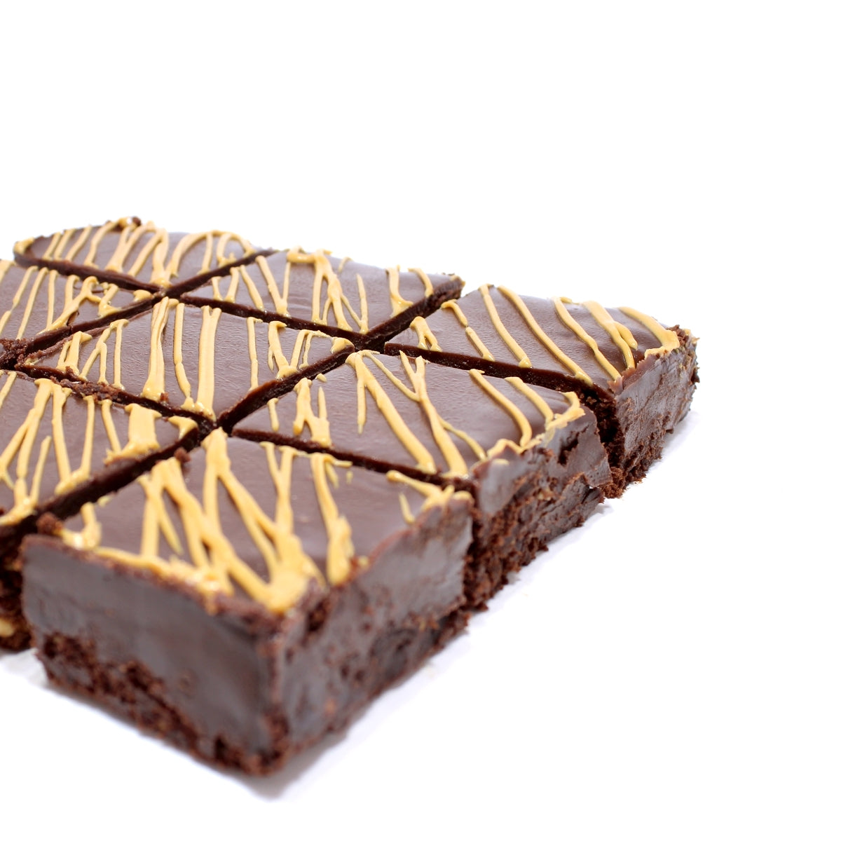 Peanut butter swirl brownies-6