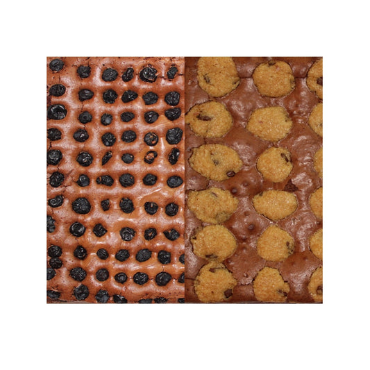 Assorted Chocolate Brownies Blueberries & Cookies Fresh Baked-1