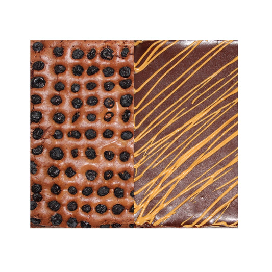 Assorted Chocolate Brownies Blueberries & Peanut Butter Swirl-1