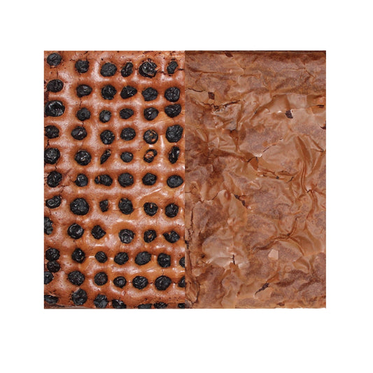 Assorted Chocolate Brownies Blueberries & Raisins Sweet Bites-1