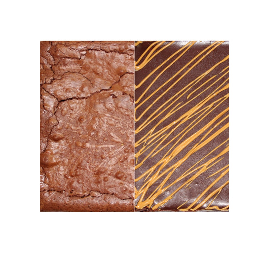 Assorted Chocolate Brownies Classic & Peanut Butter Swirl-1