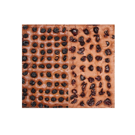 Assorted Chocolate Brownies Cranberries and Blueberries Delight-1
