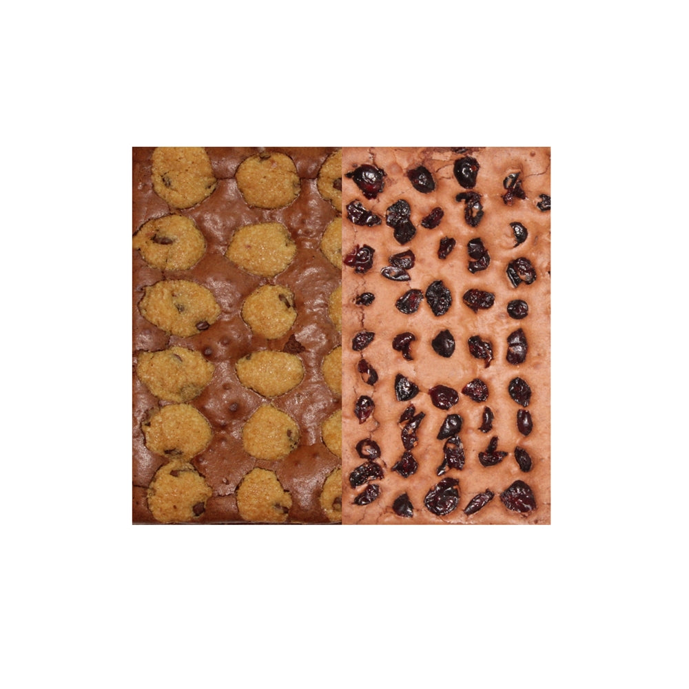 Assorted Chocolate Brownies Cranberries and Cookies Delight-1