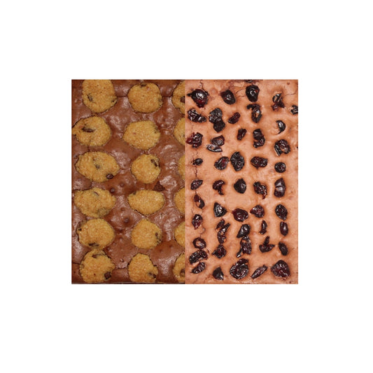 Assorted Chocolate Brownies Cranberries and Cookies Delight-1