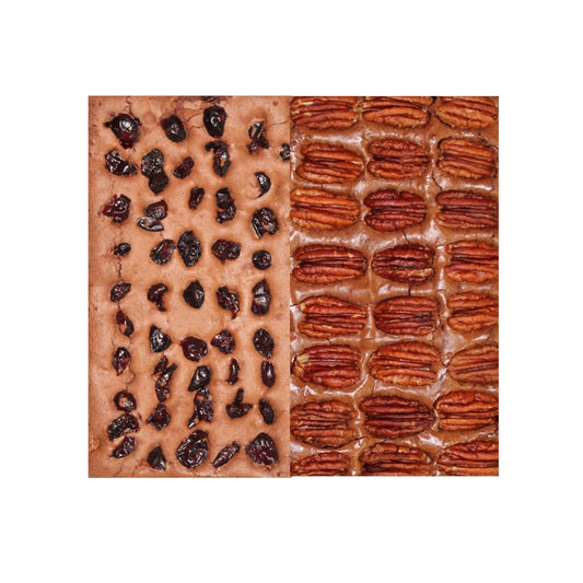 Assorted Chocolate Brownies Cranberries and Pecans Delight-1