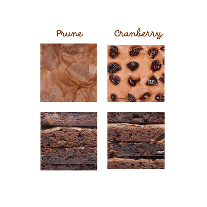 Assorted Chocolate Brownies Cranberries & Prunes Natural Treats-2